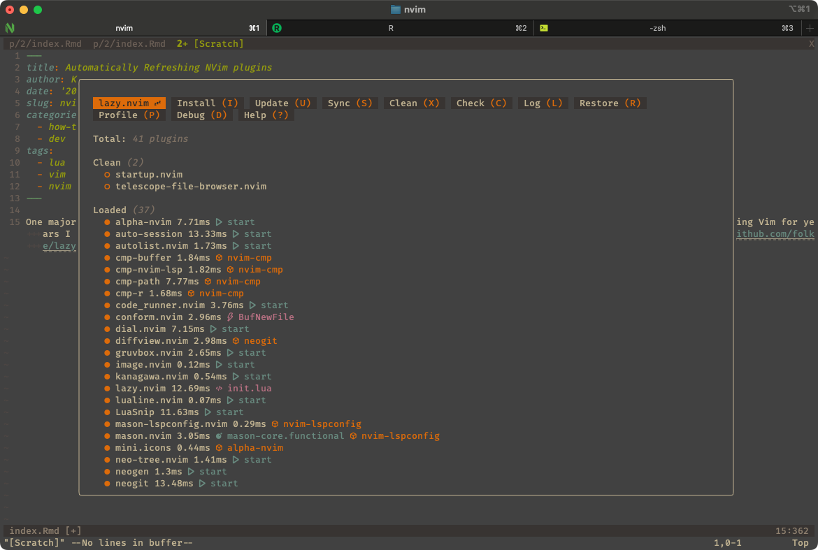 Lazy Plugin in Actions